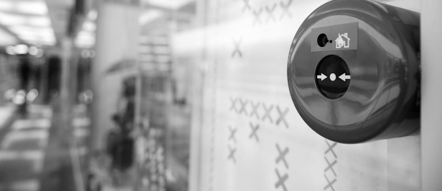 Installed Fire Alarm Bell on a wall of a commercial building in Richmond Hill